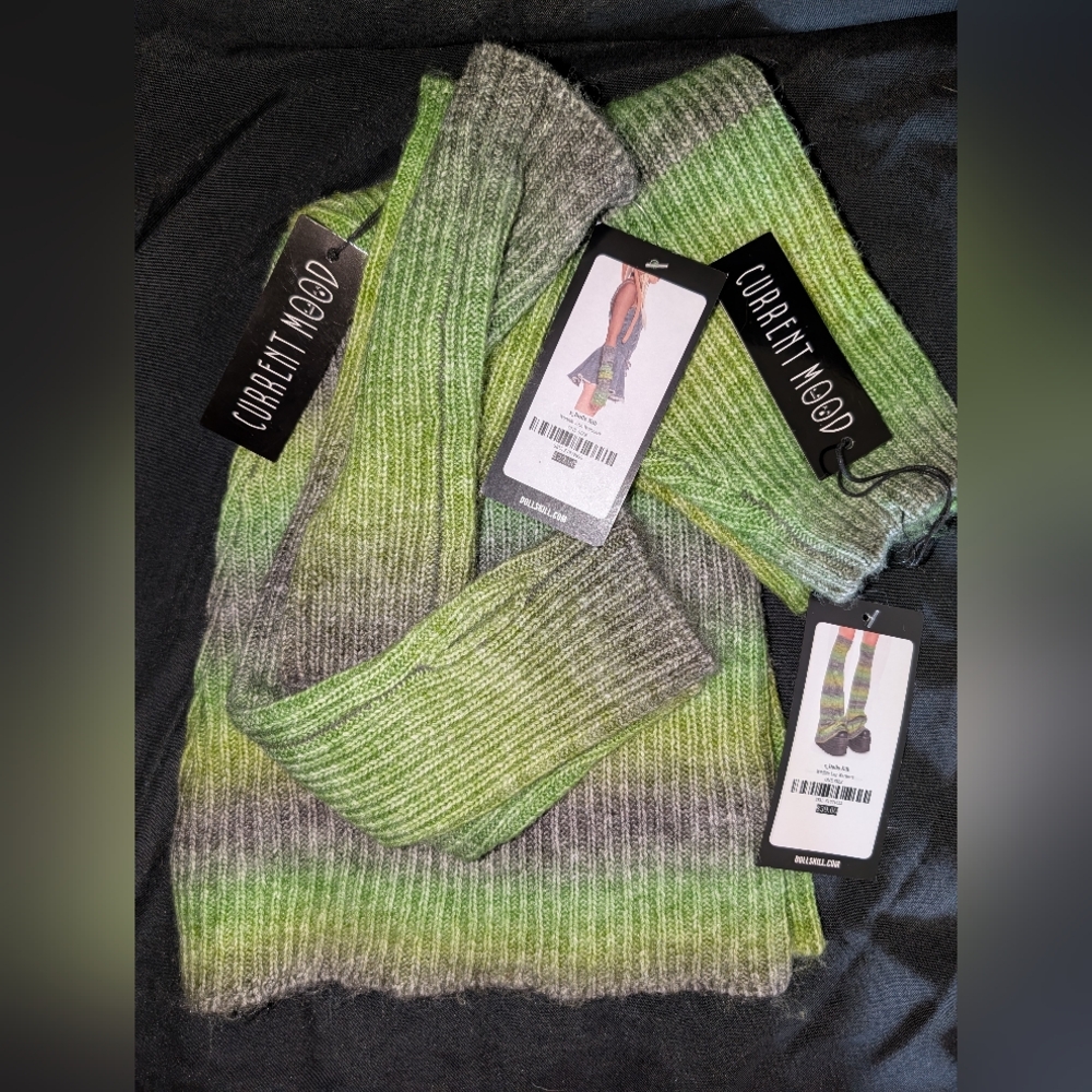 Dolls Kill Current Mood Leg And Arm Warmer Set